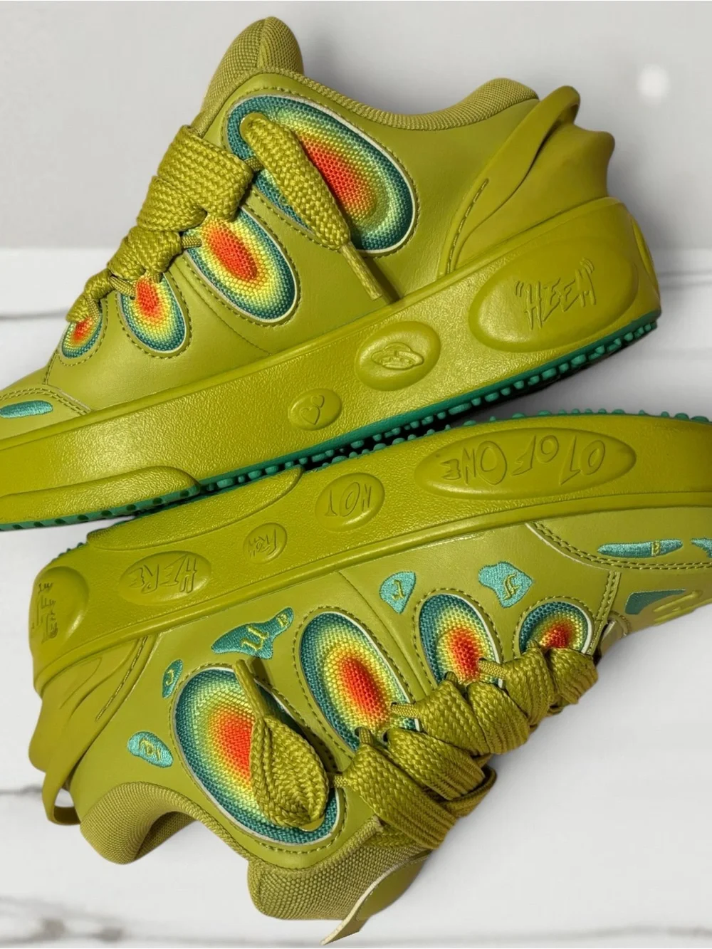 PUMA LaMelo Ball LaFrancé Heatmap Men’s Size 12 Sea Kelp Jade Frost 311701-01